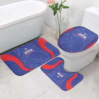 Japan Football Bathroom Set 2026 Come On Samurai Blue - Wonder Print Shop