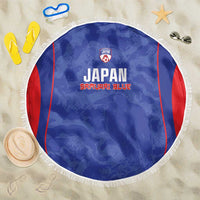 Japan Football Beach Blanket 2026 Come On Samurai Blue - Wonder Print Shop