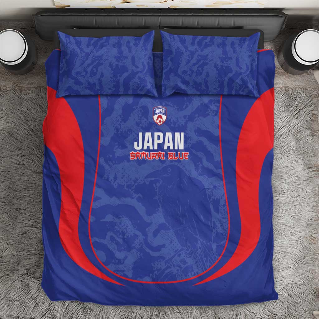 Japan Football Bedding Set 2026 Come On Samurai Blue - Wonder Print Shop