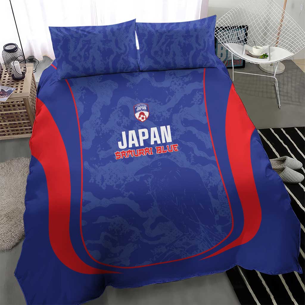 Japan Football Bedding Set 2026 Come On Samurai Blue - Wonder Print Shop
