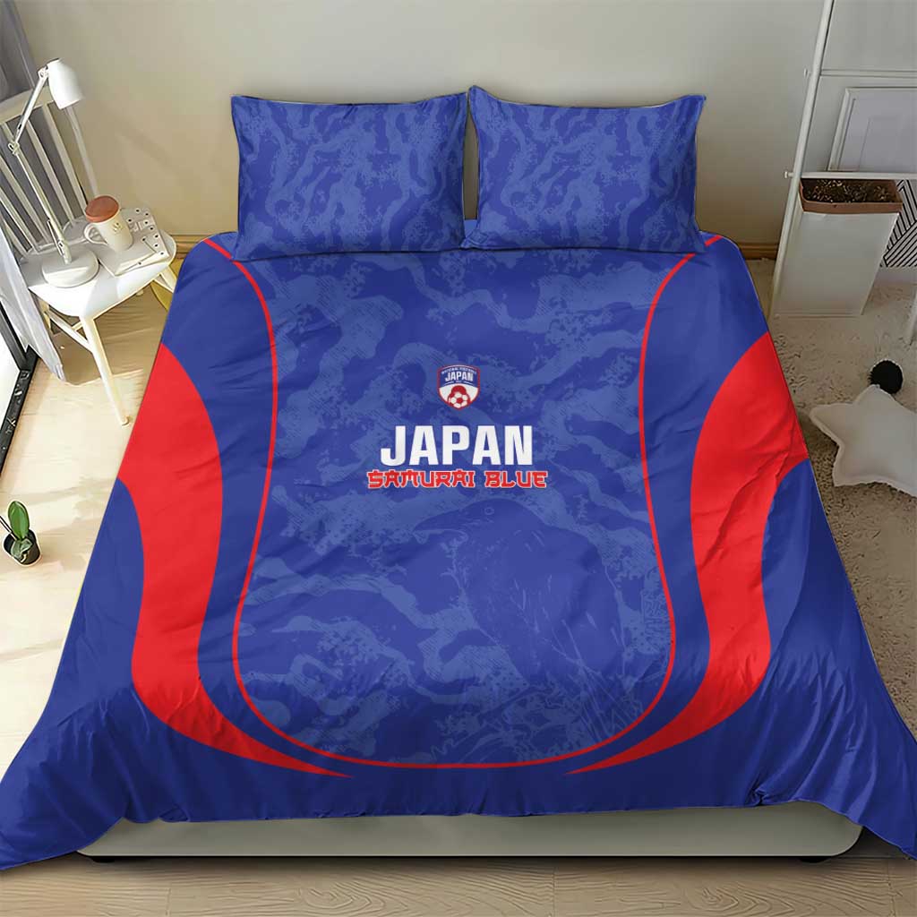 Japan Football Bedding Set 2026 Come On Samurai Blue - Wonder Print Shop