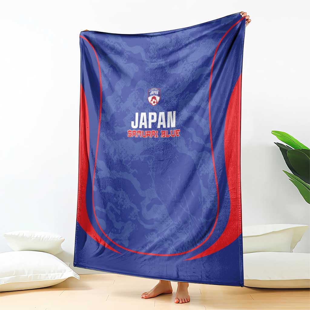 Japan Football Blanket 2026 Come On Samurai Blue - Wonder Print Shop