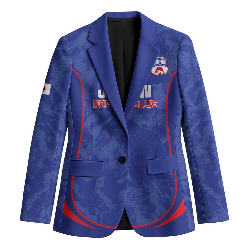 Custom Japan Football Blazer 2026 Come On Samurai Blue - Wonder Print Shop