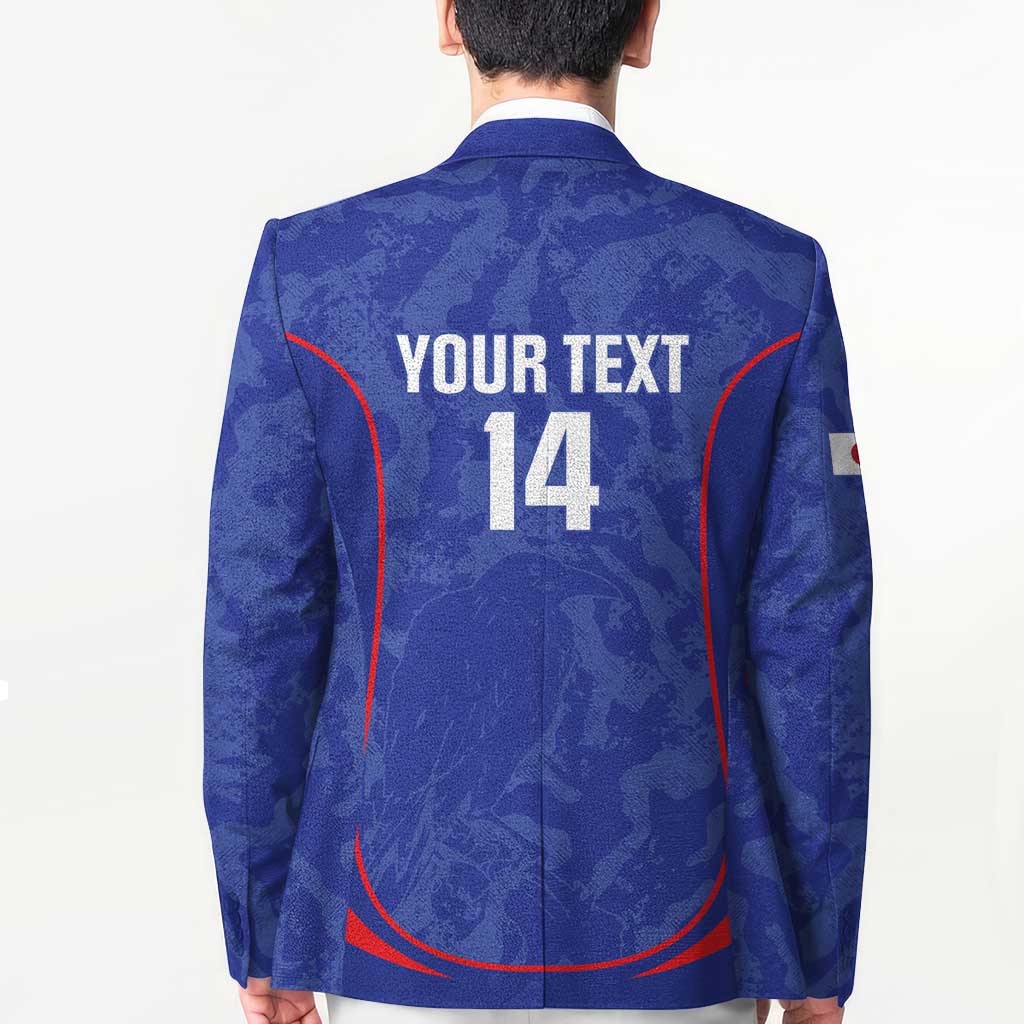 Custom Japan Football Blazer 2026 Come On Samurai Blue - Wonder Print Shop