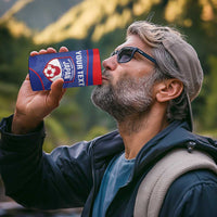 Custom Japan Football 4 in 1 Can Cooler Tumbler 2026 Come On Samurai Blue - Wonder Print Shop