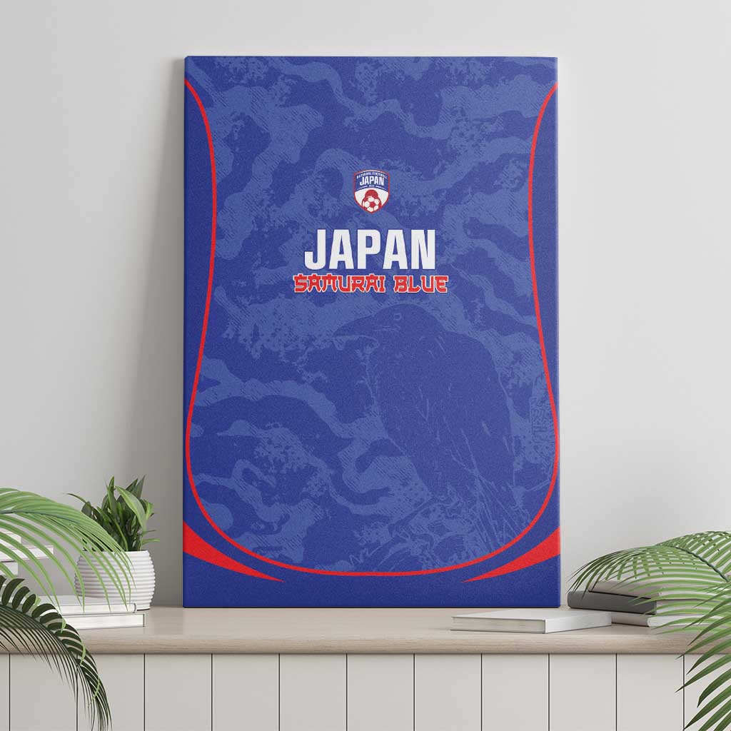 Japan Football Canvas Wall Art 2026 Come On Samurai Blue - Wonder Print Shop