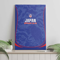 Japan Football Canvas Wall Art 2026 Come On Samurai Blue - Wonder Print Shop