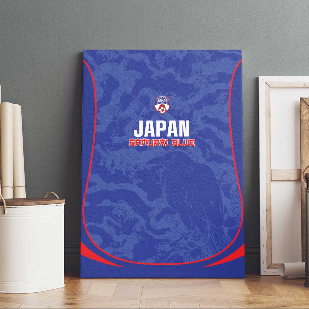 Japan Football Canvas Wall Art 2026 Come On Samurai Blue - Wonder Print Shop