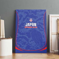 Japan Football Canvas Wall Art 2026 Come On Samurai Blue - Wonder Print Shop