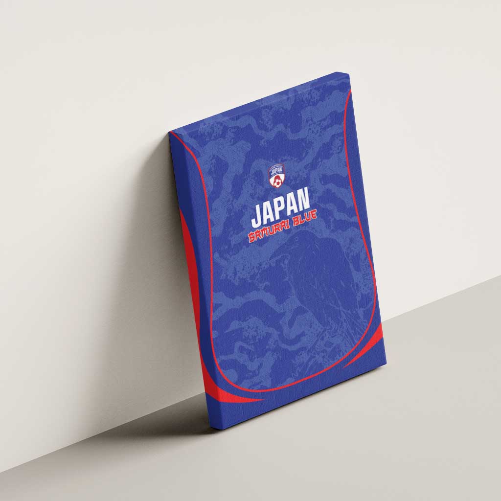 Japan Football Canvas Wall Art 2026 Come On Samurai Blue - Wonder Print Shop