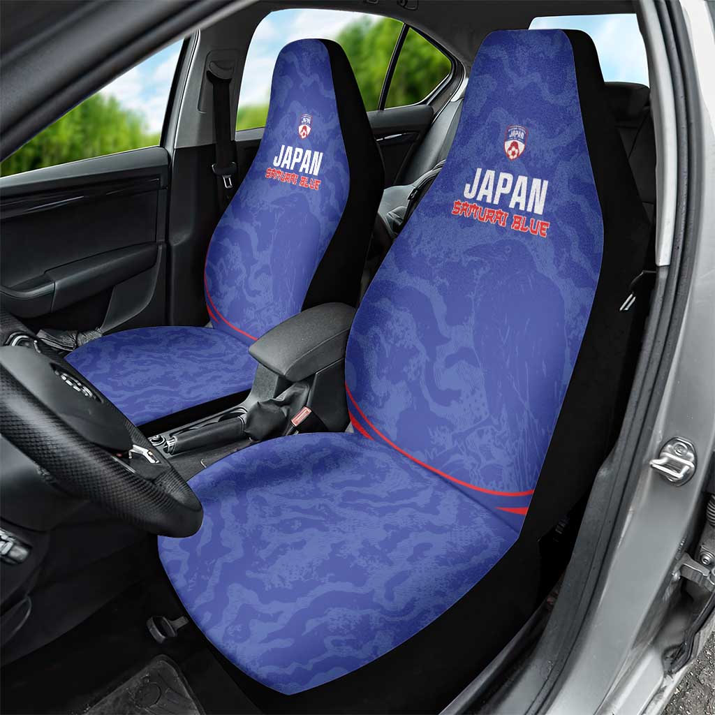 Japan Football Car Seat Cover 2026 Come On Samurai Blue - Wonder Print Shop