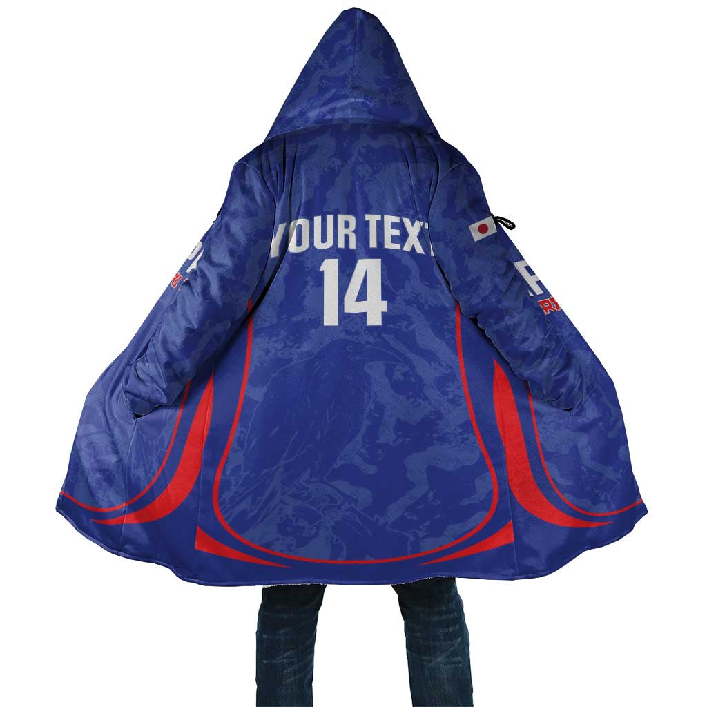 Custom Japan Football Cloak 2026 Come On Samurai Blue - Wonder Print Shop