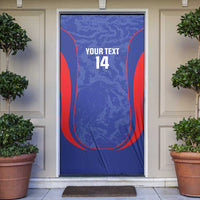 Custom Japan Football Door Cover 2026 Come On Samurai Blue - Wonder Print Shop