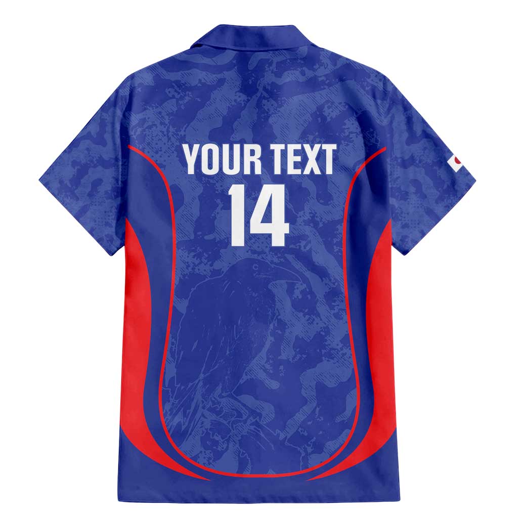 Custom Japan Football Family Matching Mermaid Dress and Hawaiian Shirt 2026 Come On Samurai Blue - Wonder Print Shop