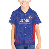 Custom Japan Football Family Matching Mermaid Dress and Hawaiian Shirt 2026 Come On Samurai Blue - Wonder Print Shop