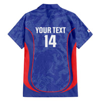 Custom Japan Football Family Matching Short Sleeve Bodycon Dress and Hawaiian Shirt 2026 Come On Samurai Blue - Wonder Print Shop