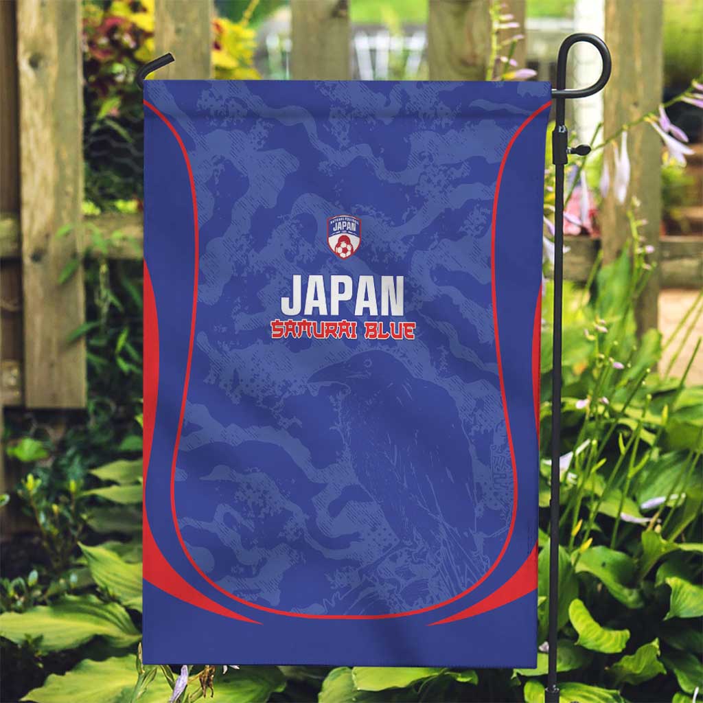 Japan Football Garden Flag 2026 Come On Samurai Blue - Wonder Print Shop