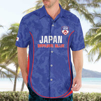 Custom Japan Football Hawaiian Shirt 2026 Come On Samurai Blue - Wonder Print Shop