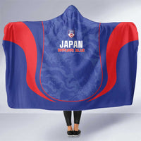 Japan Football Hooded Blanket 2026 Come On Samurai Blue - Wonder Print Shop