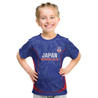 Custom Japan Football Kid T Shirt 2026 Come On Samurai Blue - Wonder Print Shop
