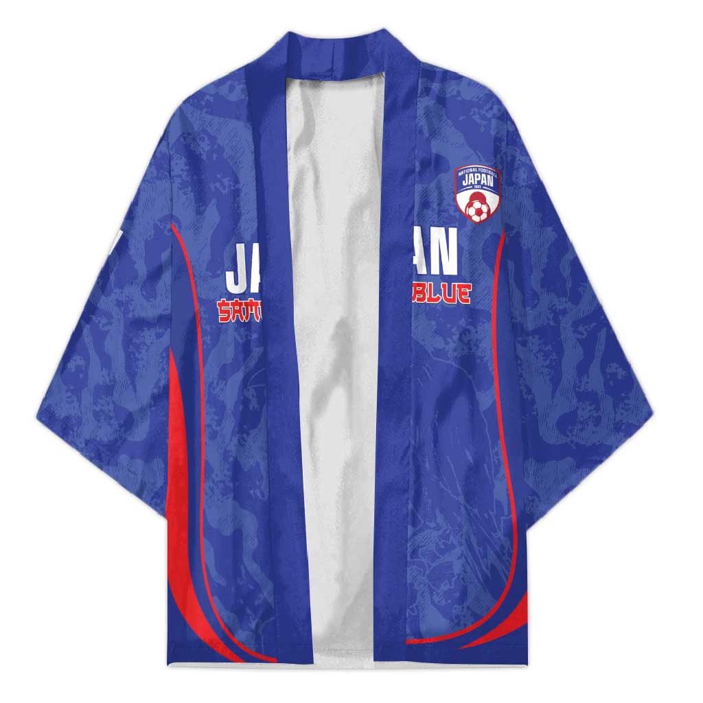 Custom Japan Football Kimono 2026 Come On Samurai Blue - Wonder Print Shop