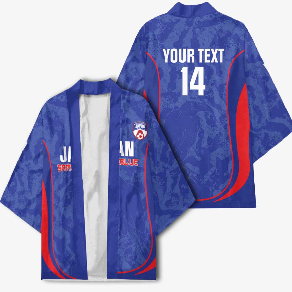 Custom Japan Football Kimono 2026 Come On Samurai Blue - Wonder Print Shop
