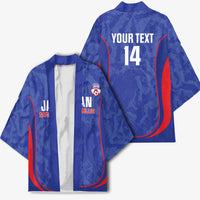 Custom Japan Football Kimono 2026 Come On Samurai Blue - Wonder Print Shop