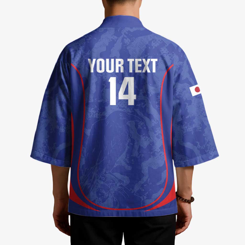 Custom Japan Football Kimono 2026 Come On Samurai Blue - Wonder Print Shop