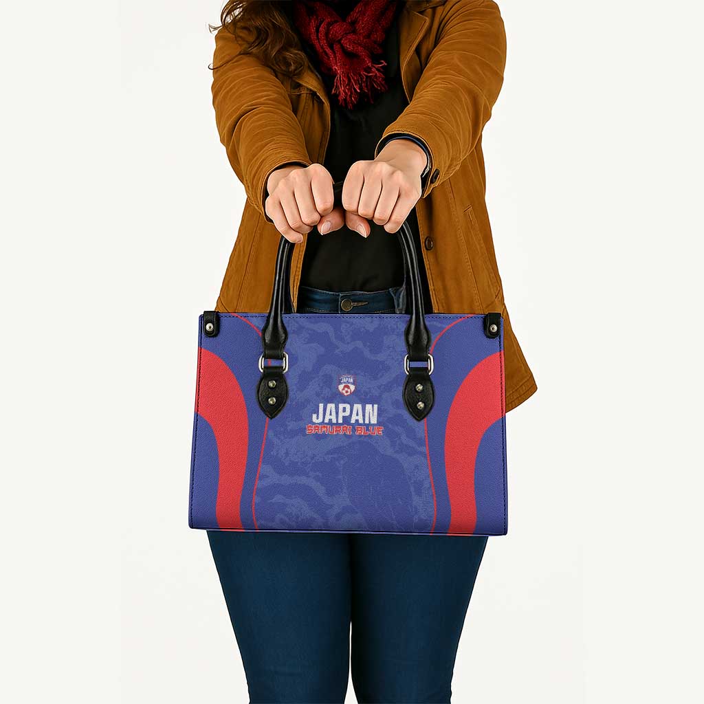 Japan Football Leather Bag 2026 Come On Samurai Blue - Wonder Print Shop