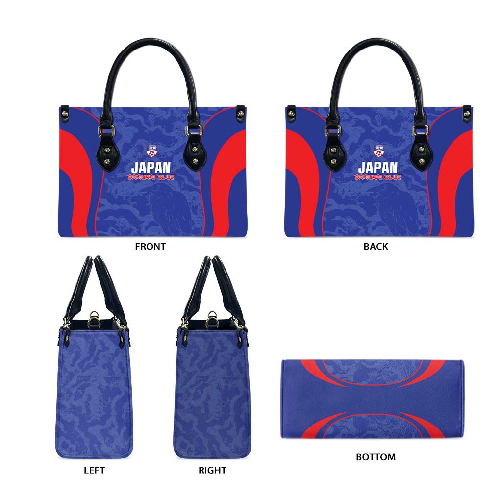 Japan Football Leather Bag 2026 Come On Samurai Blue - Wonder Print Shop
