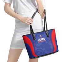 Japan Football Leather Tote Bag 2026 Come On Samurai Blue - Wonder Print Shop