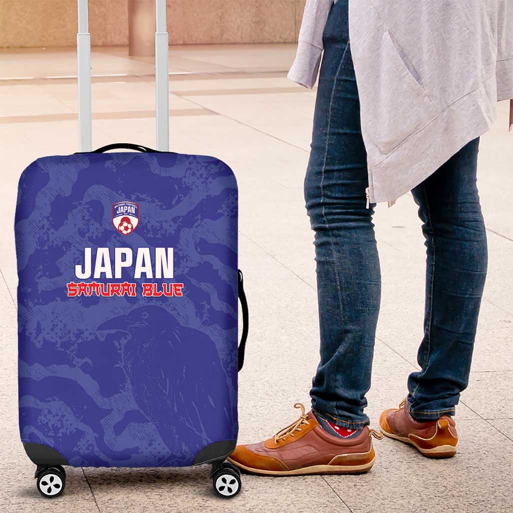 Japan Football Luggage Cover 2026 Come On Samurai Blue - Wonder Print Shop