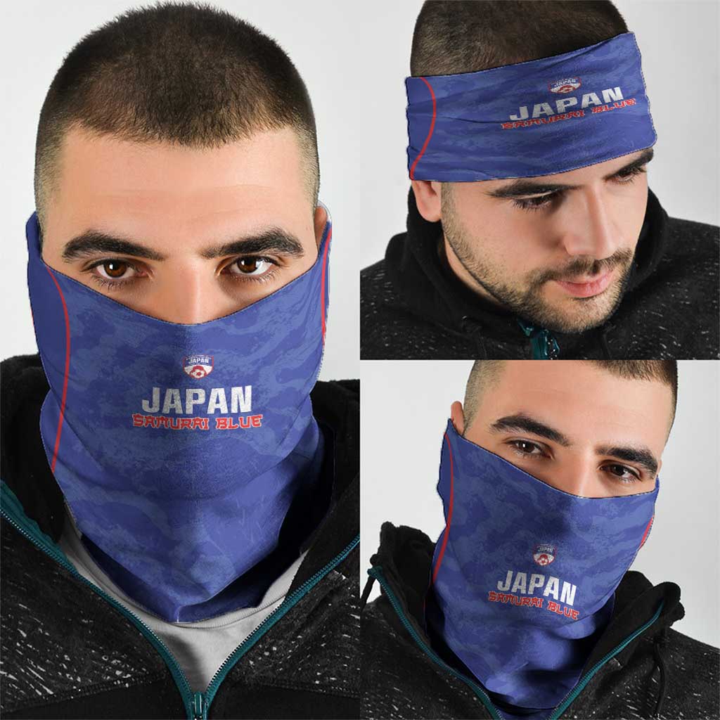 Japan Football Neck Gaiter 2026 Come On Samurai Blue - Wonder Print Shop
