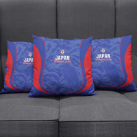 Japan Football Pillow Cover 2026 Come On Samurai Blue - Wonder Print Shop