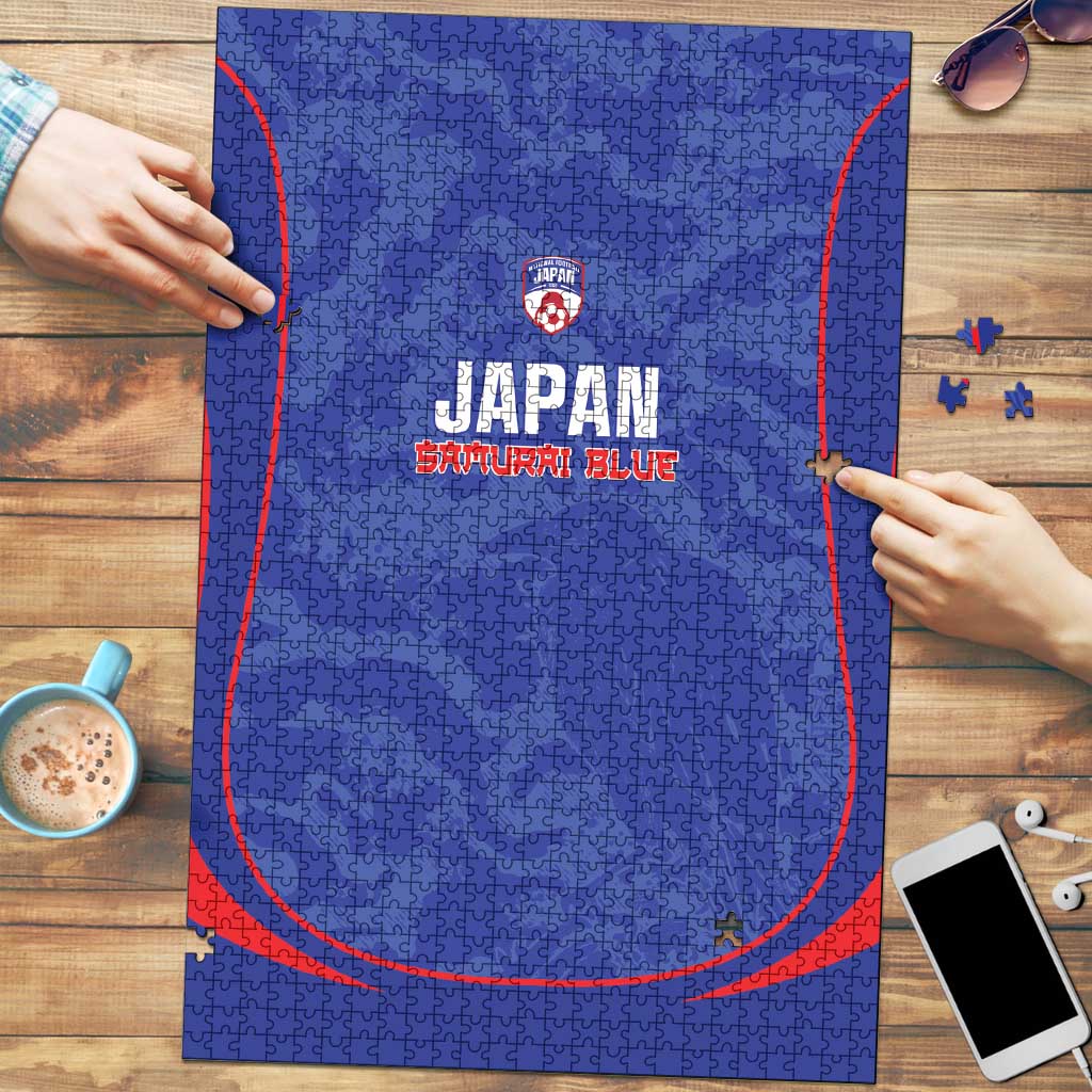 Japan Football Puzzle 2026 Come On Samurai Blue - Wonder Print Shop