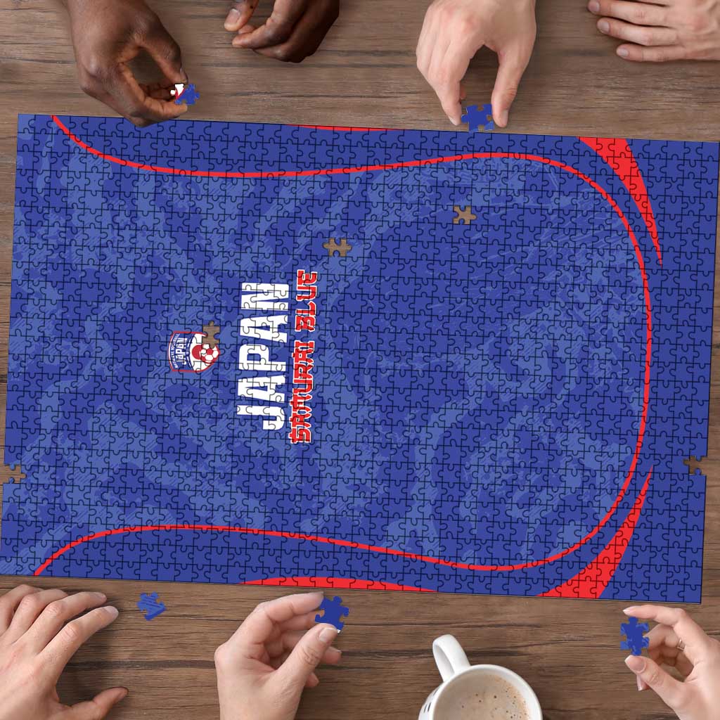 Japan Football Puzzle 2026 Come On Samurai Blue - Wonder Print Shop