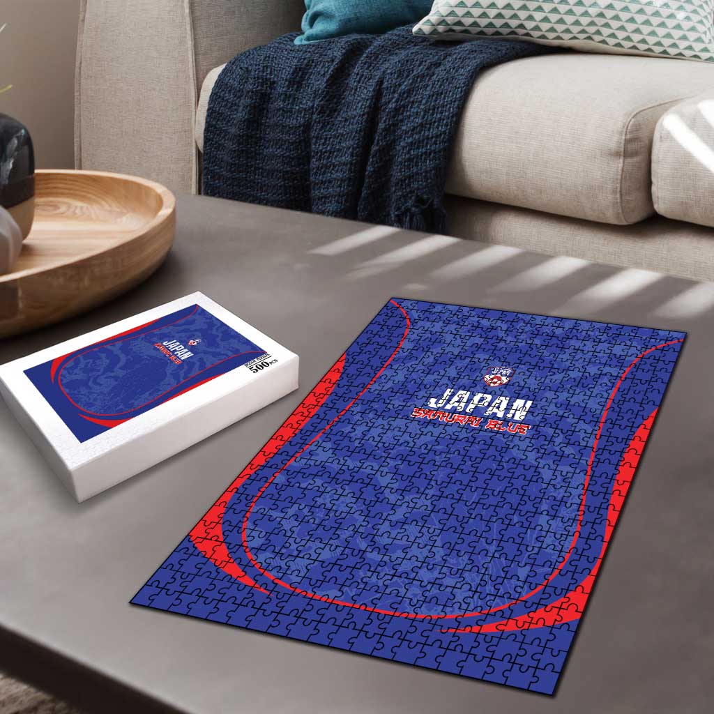 Japan Football Puzzle 2026 Come On Samurai Blue - Wonder Print Shop