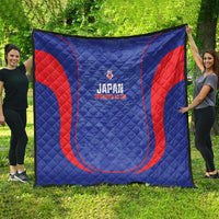 Japan Football Quilt 2026 Come On Samurai Blue - Wonder Print Shop