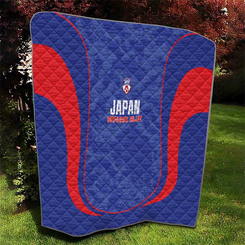Japan Football Quilt 2026 Come On Samurai Blue - Wonder Print Shop