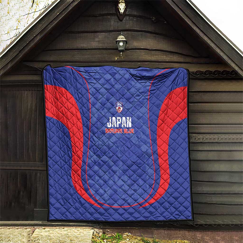 Japan Football Quilt 2026 Come On Samurai Blue - Wonder Print Shop