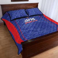 Japan Football Quilt Bed Set 2026 Come On Samurai Blue - Wonder Print Shop
