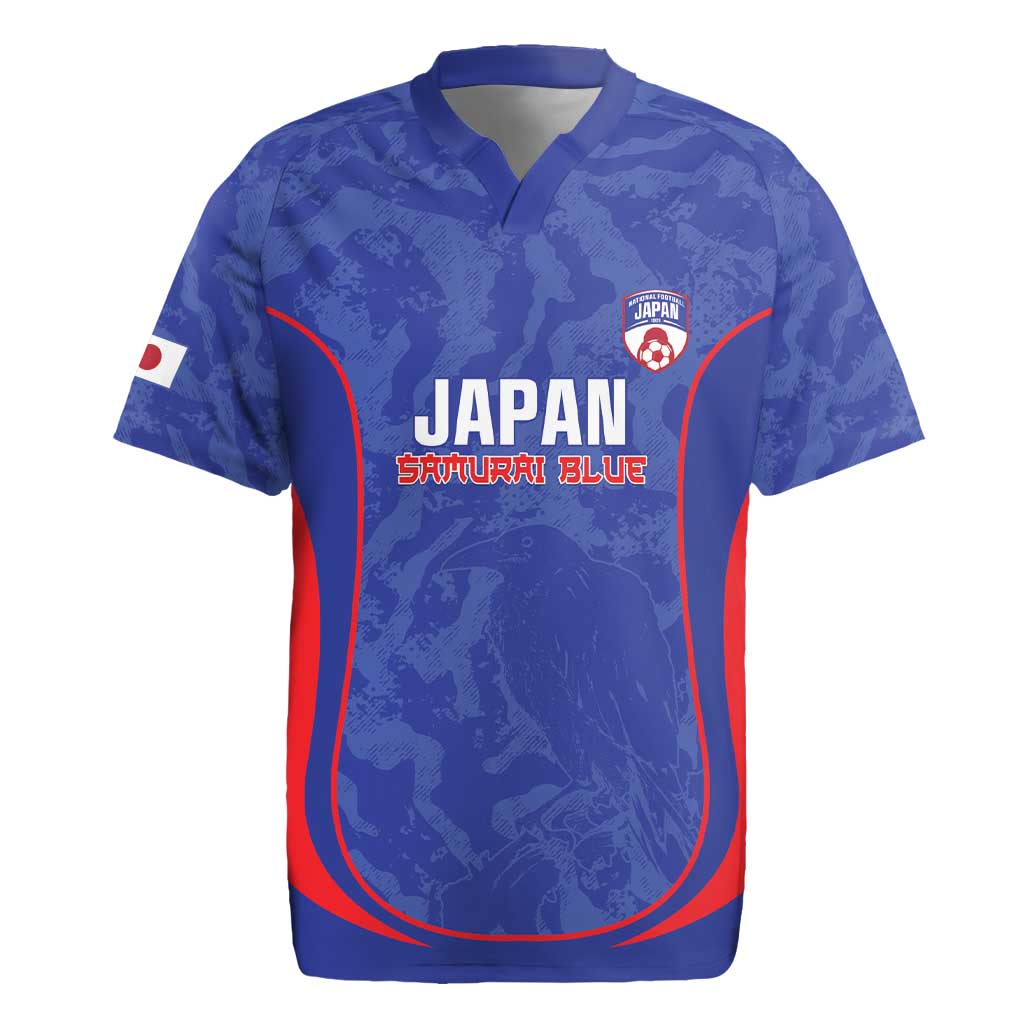 Custom Japan Football Rugby Jersey 2026 Come On Samurai Blue - Wonder Print Shop