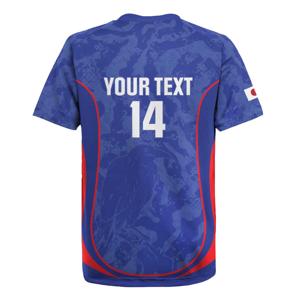 Custom Japan Football Rugby Jersey 2026 Come On Samurai Blue - Wonder Print Shop