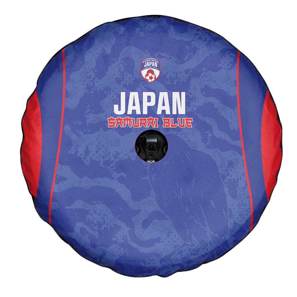 Japan Football Spare Tire Cover 2026 Come On Samurai Blue - Wonder Print Shop