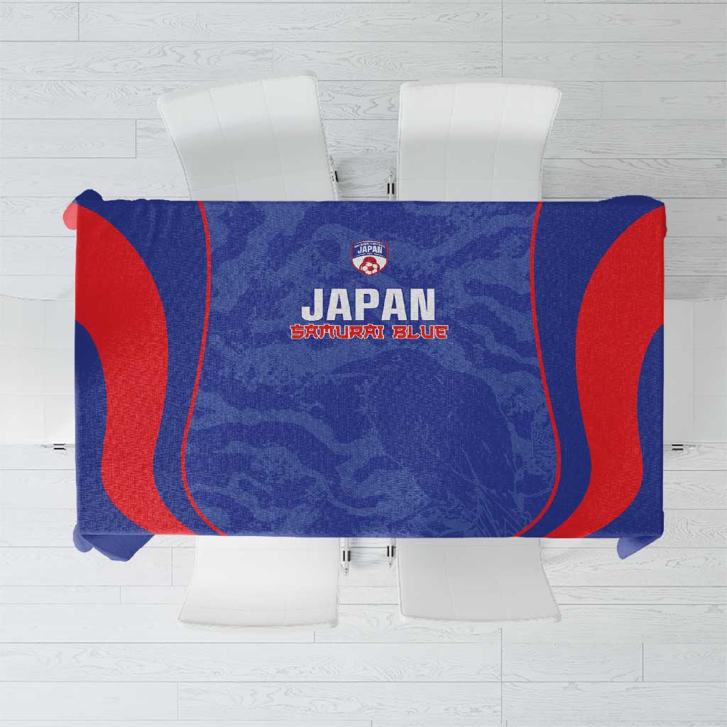 Japan Football Tablecloth 2026 Come On Samurai Blue - Wonder Print Shop