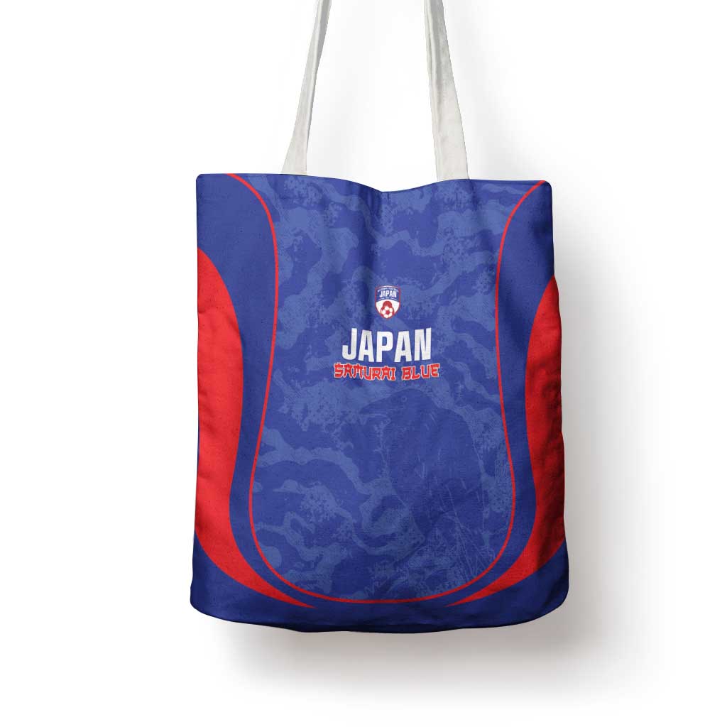 Japan Football Tote Bag 2026 Come On Samurai Blue - Wonder Print Shop