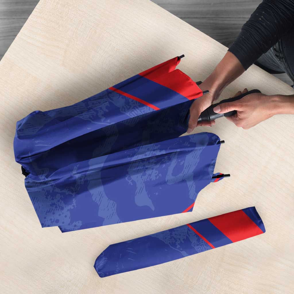 Japan Football Umbrella 2026 Come On Samurai Blue - Wonder Print Shop