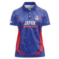 Custom Japan Football Women Polo Shirt 2026 Come On Samurai Blue - Wonder Print Shop