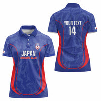 Custom Japan Football Women Polo Shirt 2026 Come On Samurai Blue - Wonder Print Shop