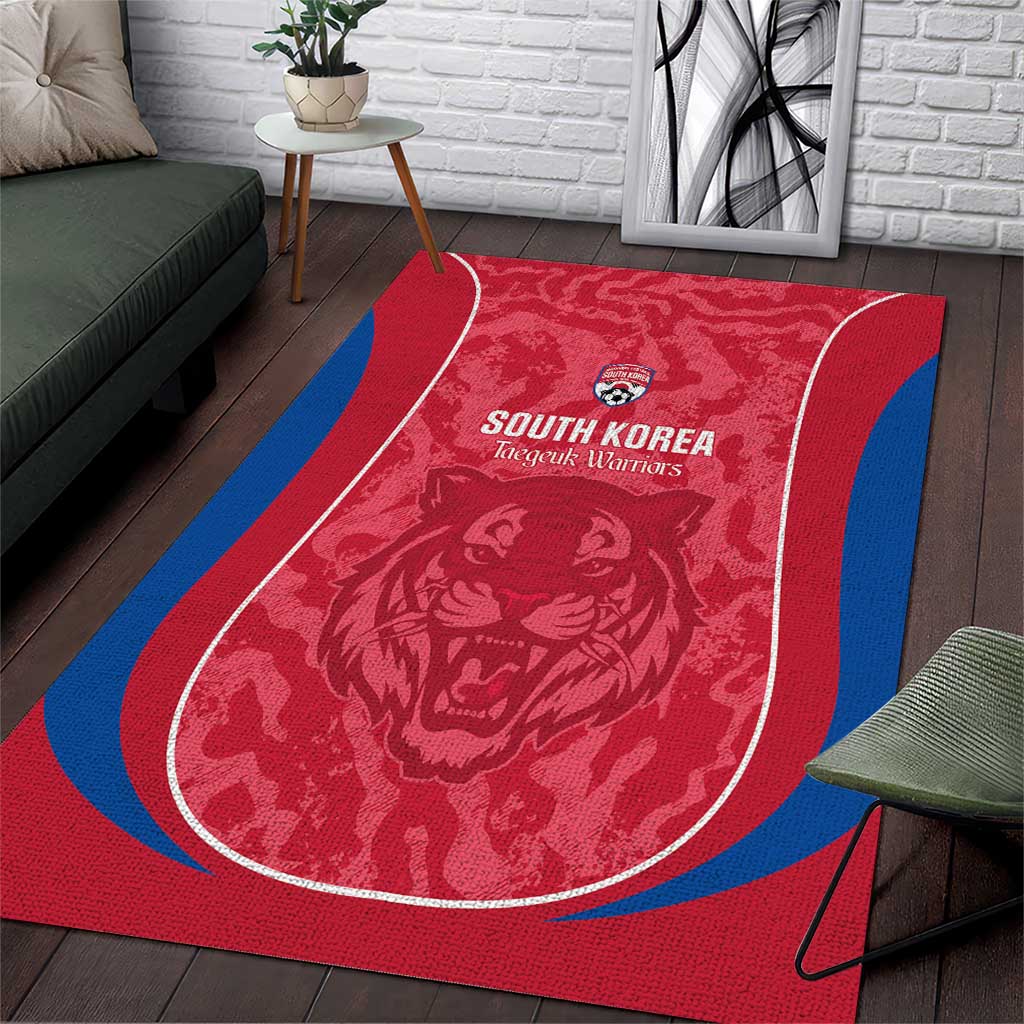 South Korea Football Area Rug 2026 Come On Taegeuk Warriors - Wonder Print Shop